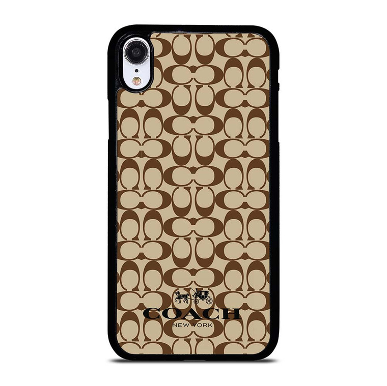 COACH NEW YORK BROWN iPhone XR Case Cover