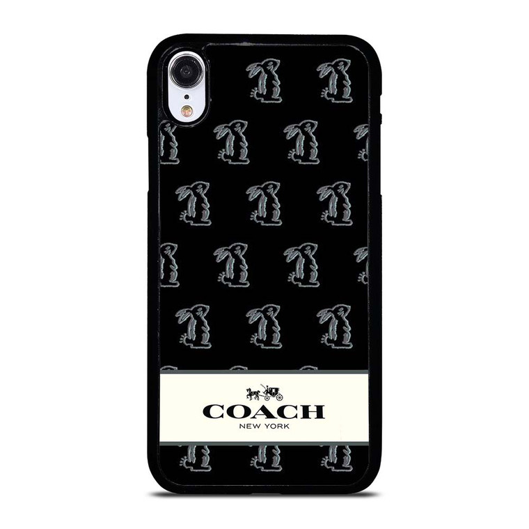 COACH NEW YORK BUNNY iPhone XR Case Cover
