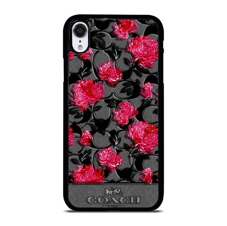 COACH NEW YORK FLOWER 3 iPhone XR Case Cover