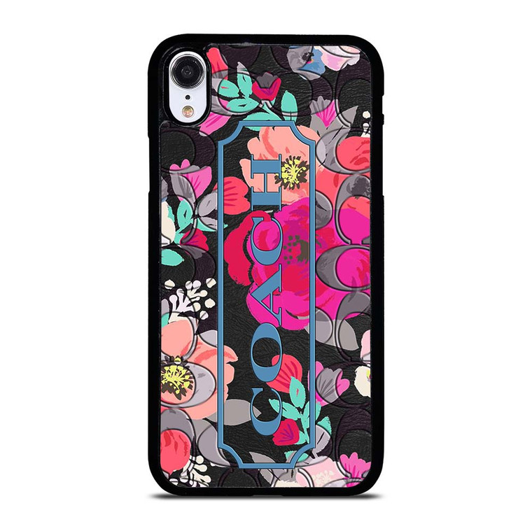 COACH NEW YORK FLOWER iPhone XR Case Cover