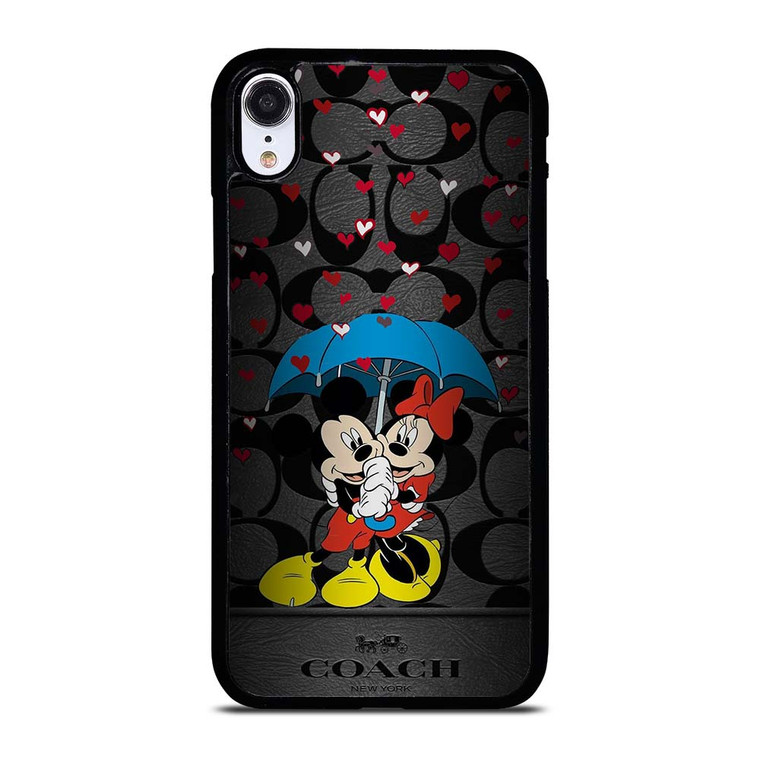 COACH NEW YORK MICKEY MINNIE MOUSE UMBRELLA iPhone XR Case Cover