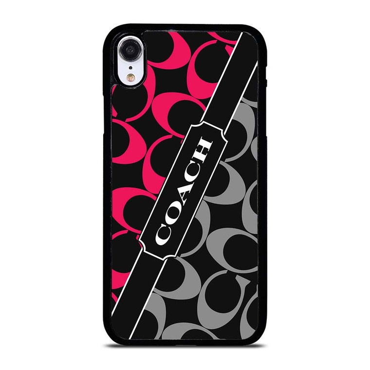 COACH NEW YORK RED WHITE iPhone XR Case Cover