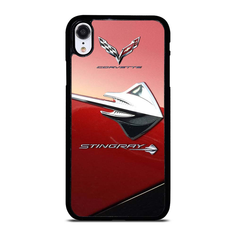CORVETTE STINGRAY C7 EMBLEM iPhone XR Case Cover