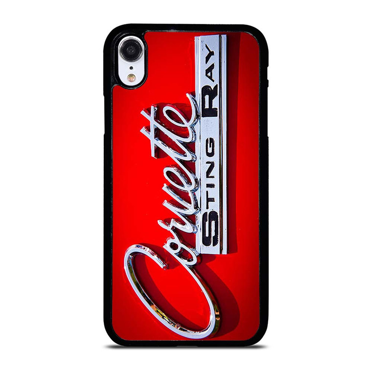 CORVETTE STINGRAY RED EMBLEM iPhone XR Case Cover