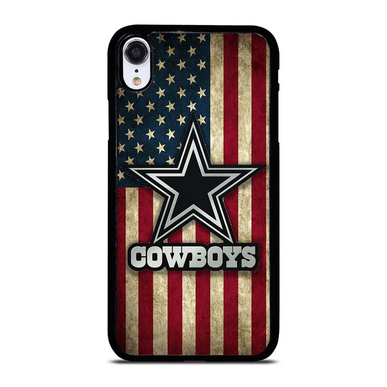 DALLAS COWBOYS AMERICAN FLAG iPhone XR Case Cover