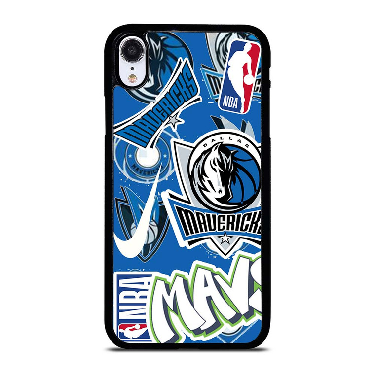 DALLAS MAVERICKS NBA STICKER BOMB iPhone XR Case Cover