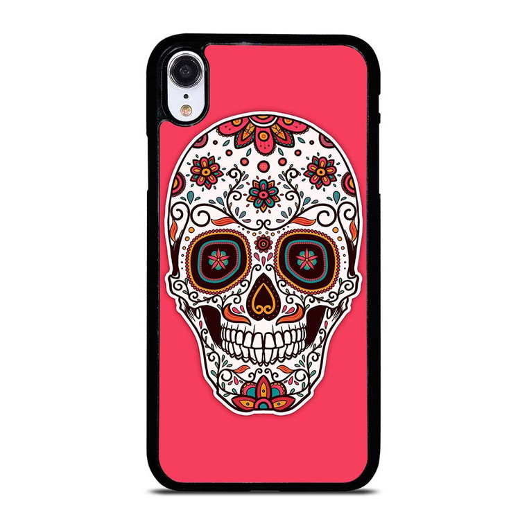 DAY OF THE DEAD PINK iPhone XR Case Cover