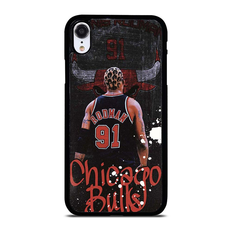 DENNIS RODMAN CHICAGO BULLS RETRO iPhone XR Case Cover