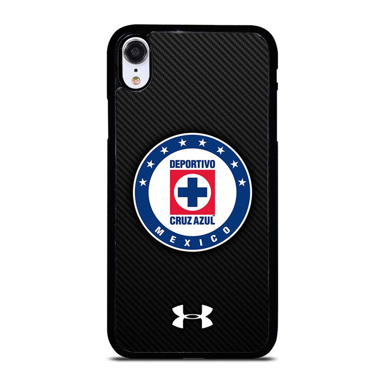DEPORTIVO CRUZ AZUL CARBON LOGO iPhone XR Case Cover