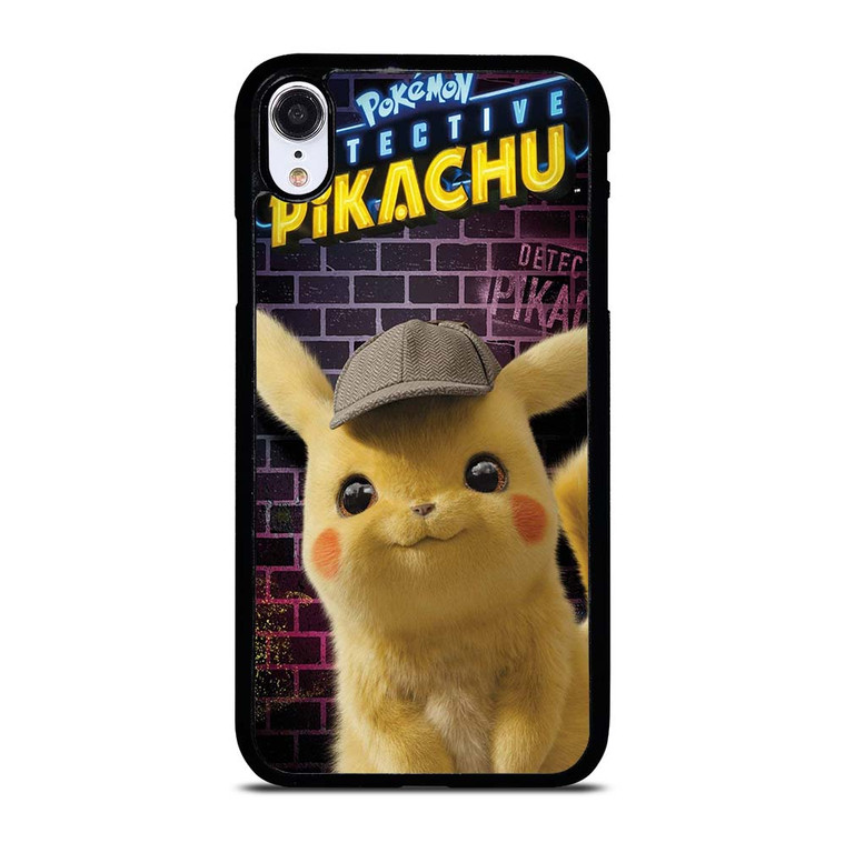 DETECTIVE PIKACHU CUTE POKEMON iPhone XR Case Cover