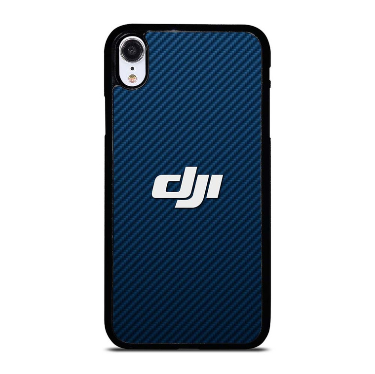 DJI DRONE CAMERA BLUE CARBON iPhone XR Case Cover