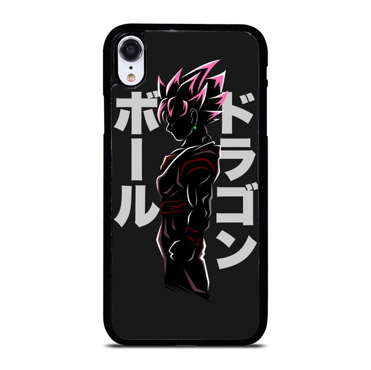 DRAGON BALL SUPER BLACK GOKU SSJ ROSE iPhone XR Case Cover