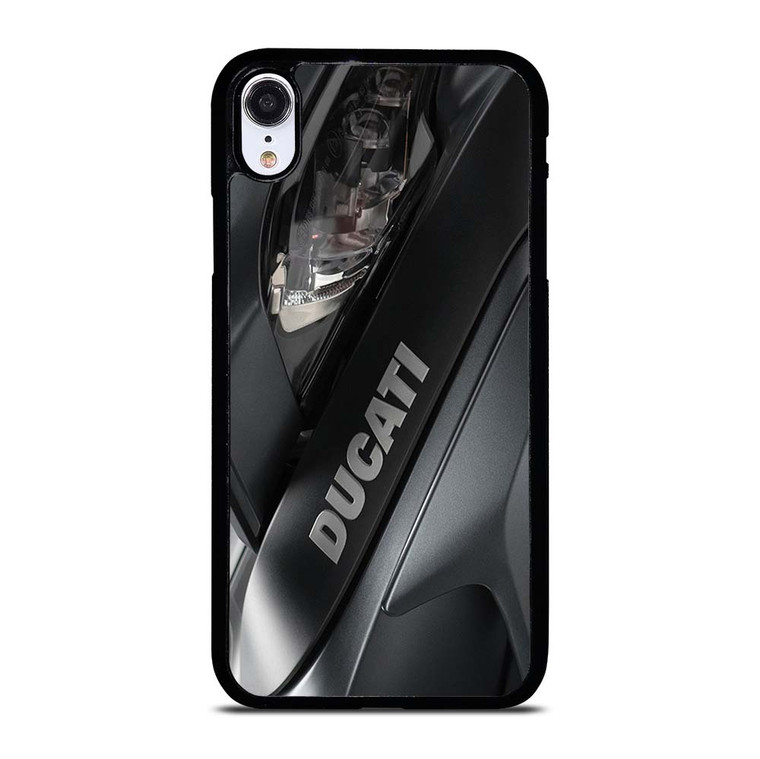 DUCATI BLACK LOGO EMBLEM iPhone XR Case Cover