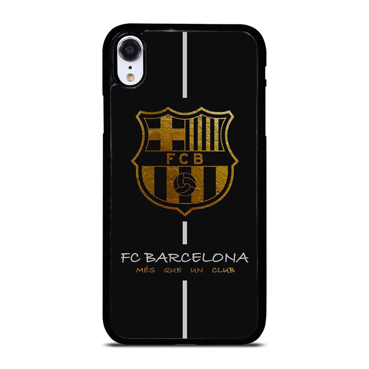 FC BARCELONA MES QUE UN CLUB GOLD iPhone XR Case Cover