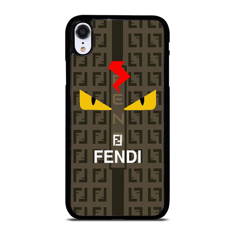 FENDI ROMA EYES LOGO iPhone XR Case Cover