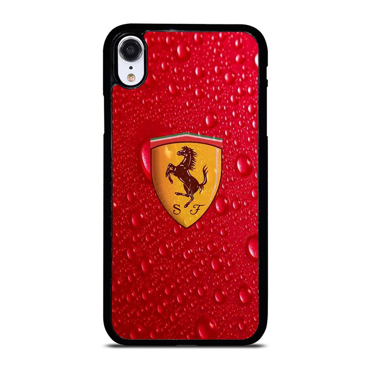 FERRARI DROP WATER RED iPhone XR Case Cover