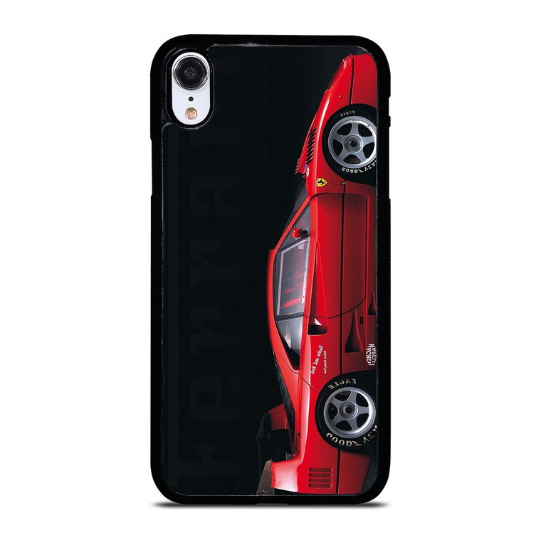 FERRARI F40 VINTAGE SUPERCAR iPhone XR Case Cover