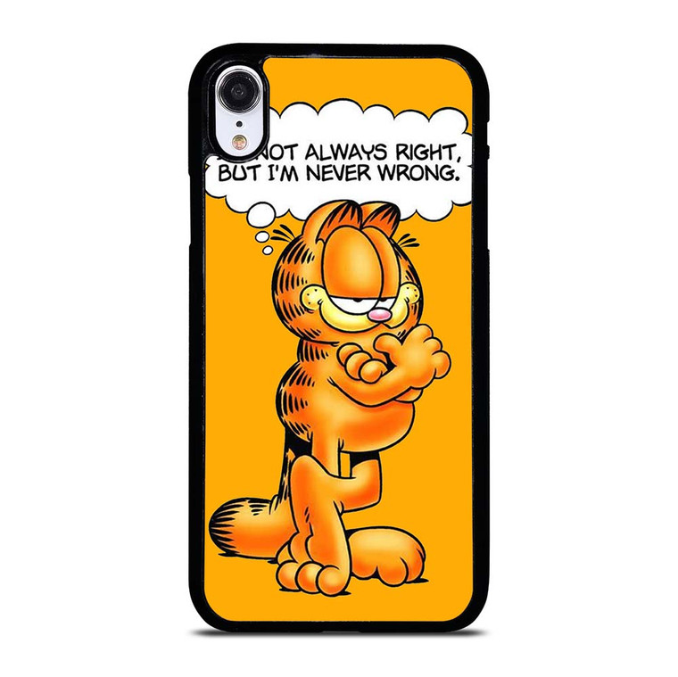 GARFIELD LAZY CAT QUOTE iPhone XR Case Cover