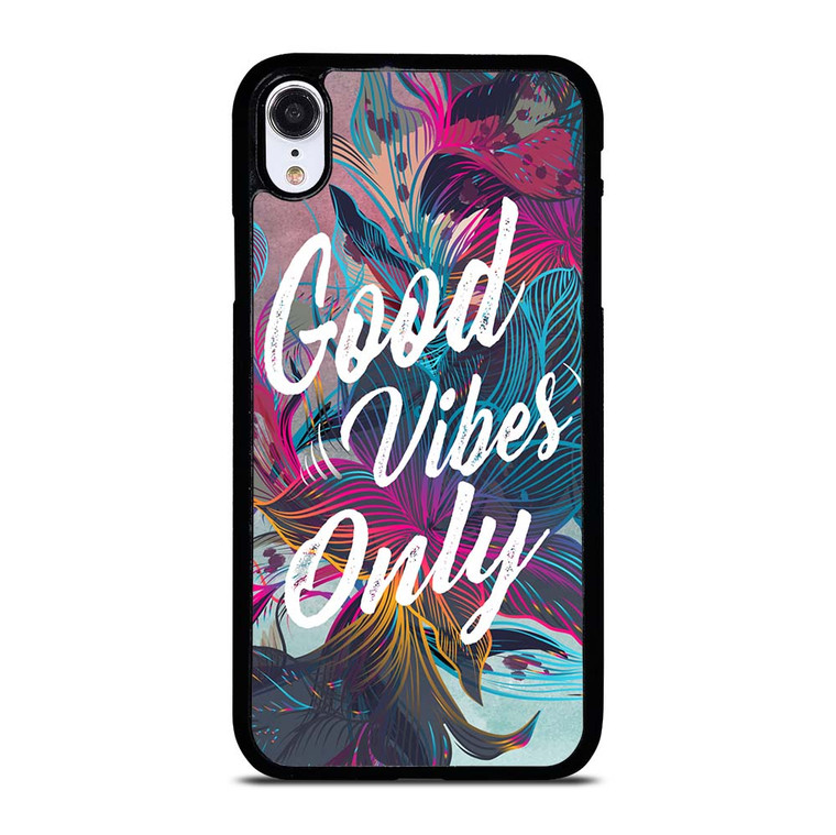 GOOD VIBES ONLY VINTAGE iPhone XR Case Cover