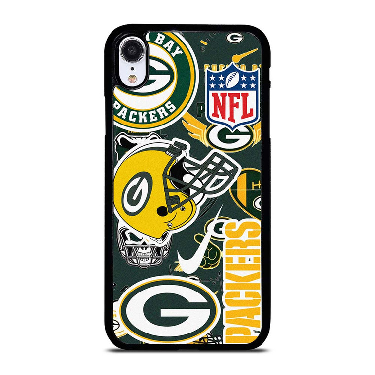 GREEN BAY PACKERS NFL STICKER BOMB iPhone XR Case Cover