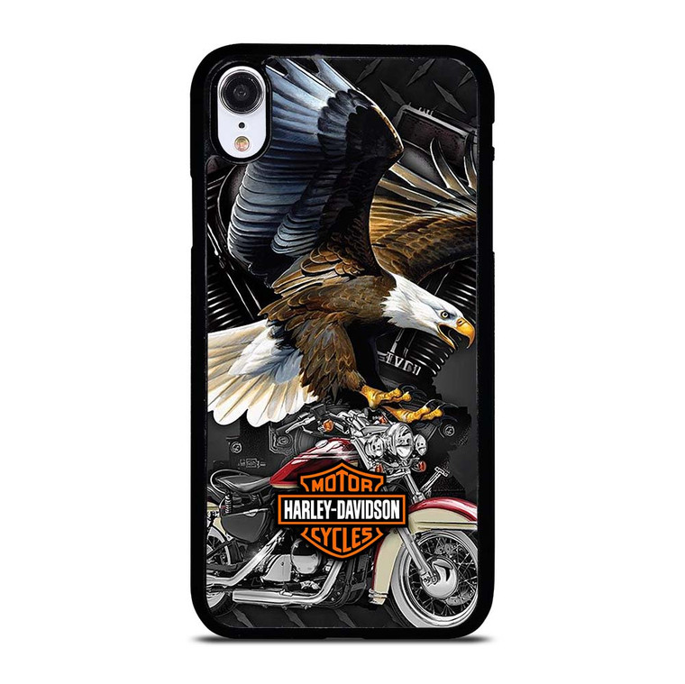 HARLEY DAVIDSON EAGLE METAL LOGO iPhone XR Case Cover