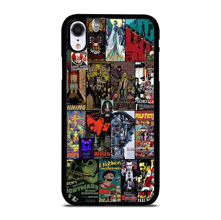 HORROR MOVIE COLLAGE iPhone XR Case Cover