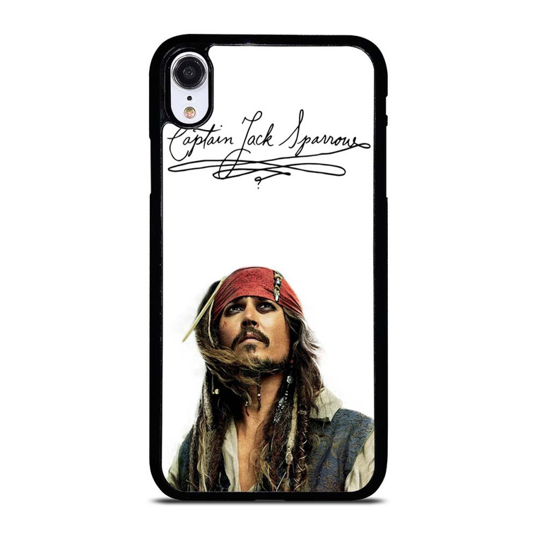 JACK SPARROW SIGNATURE PIRATES OF THE CARIBBEAN  iPhone XR Case Cover