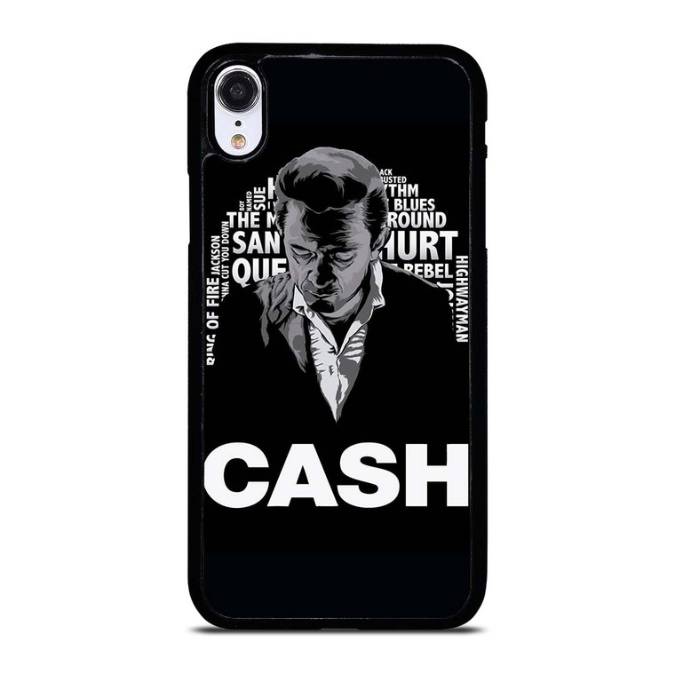 JOHNNY CASH MIDDLE CLIPART iPhone XR Case Cover