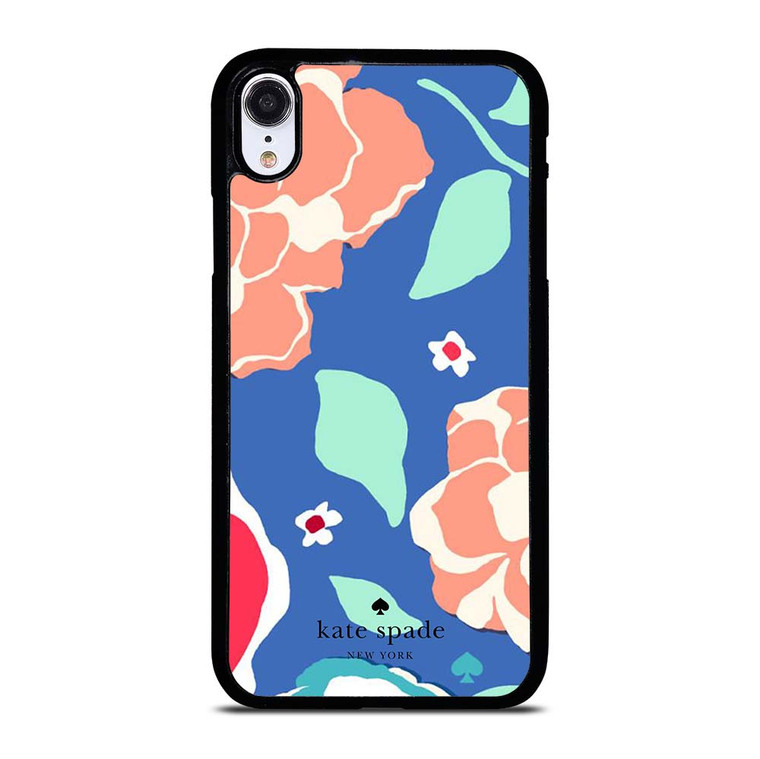 KATE SPADE NEW YORK BLUE FLORAL iPhone XR Case Cover