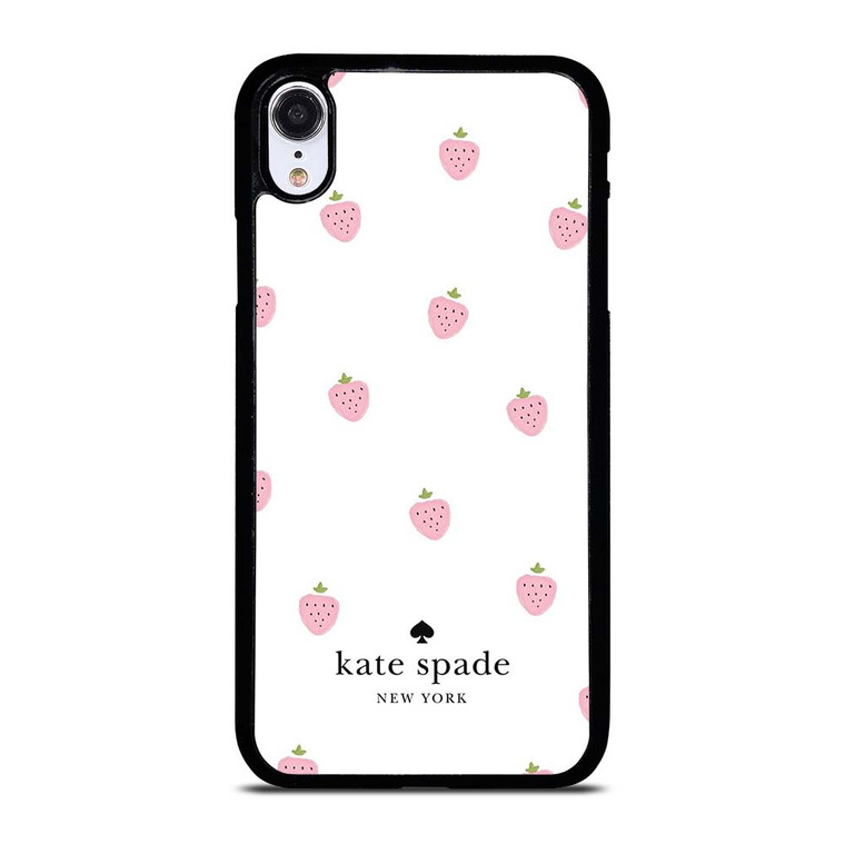 KATE SPADE NEW YORK PINK STRAWBERRY iPhone XR Case Cover KATE SPADE NEW YORK PINK STRAWBERRY iPhone XR Case Cover