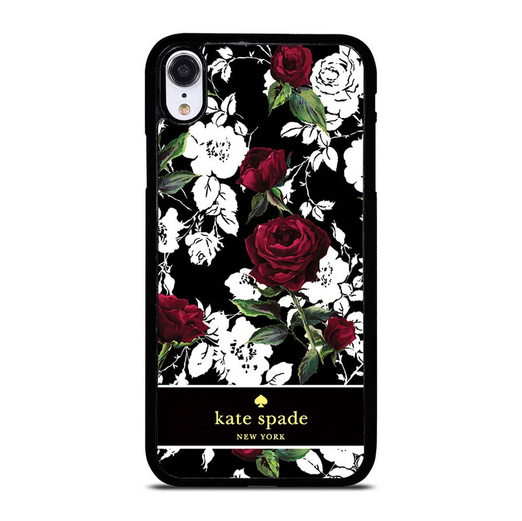 KATE SPADE ROSE RED WHITE iPhone XR Case Cover