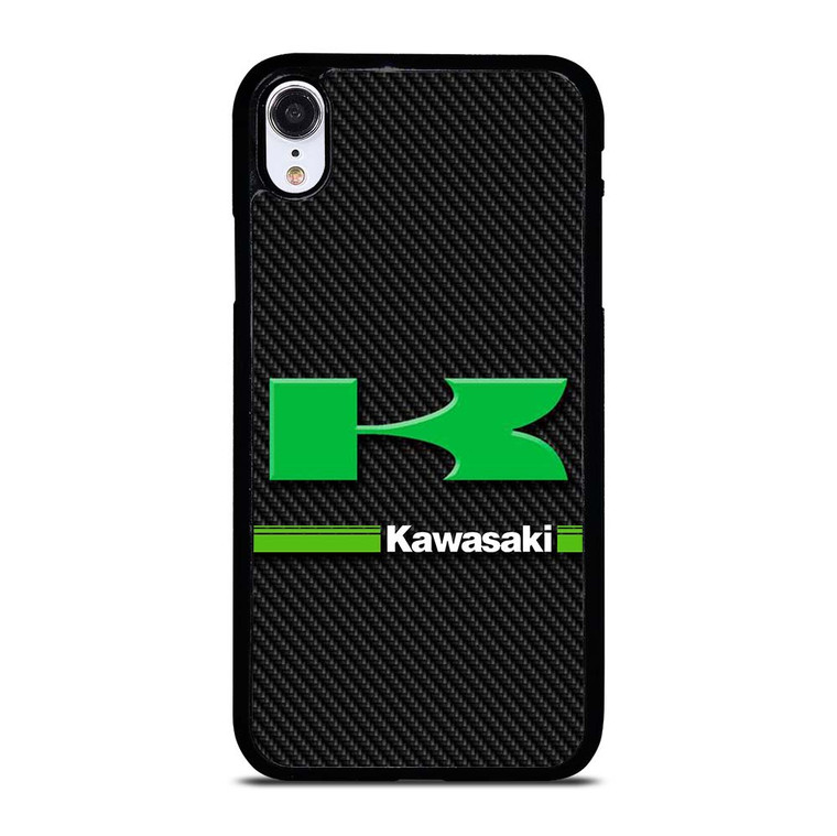 KAWASAKI LOGO CARBOON iPhone XR Case Cover