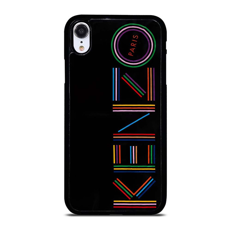 KENZO PARIS COLORFUL LOGO iPhone XR Case Cover