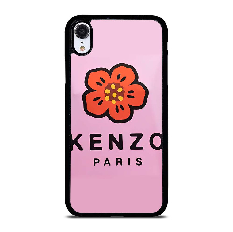 KENZO PARIS PINK FLOWER iPhone XR Case Cover