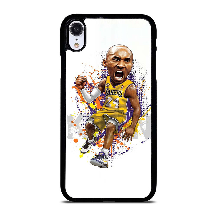 LA LAKERS KOBE BRYANT CARTOON iPhone XR Case Cover LA LAKERS KOBE BRYANT CARTOON iPhone XR Case Cover