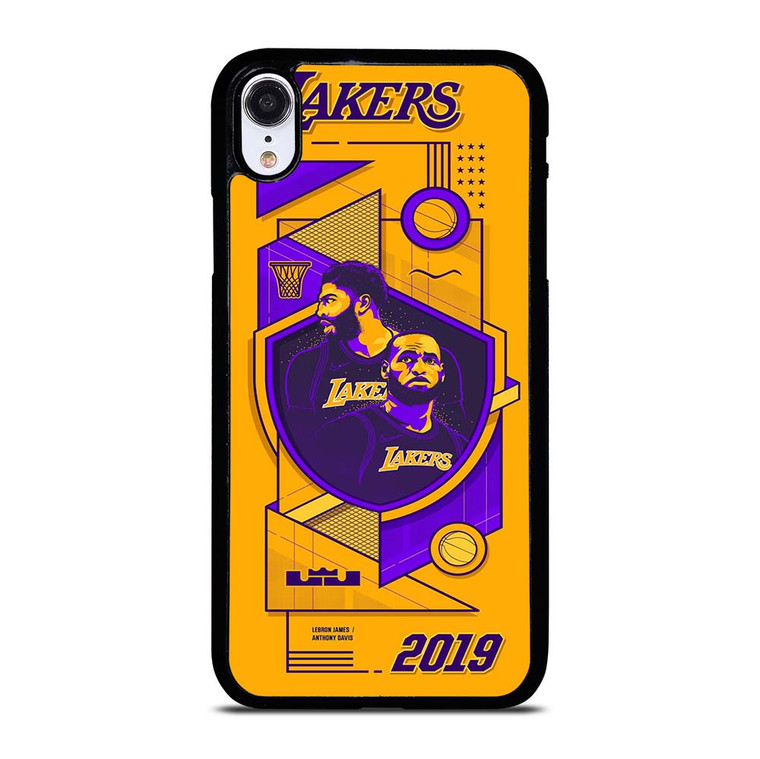 LA LAKERS LEBRON JAMES & ANTHONY DAVIS iPhone XR Case Cover LA LAKERS LEBRON JAMES & ANTHONY DAVIS iPhone XR Case Cover