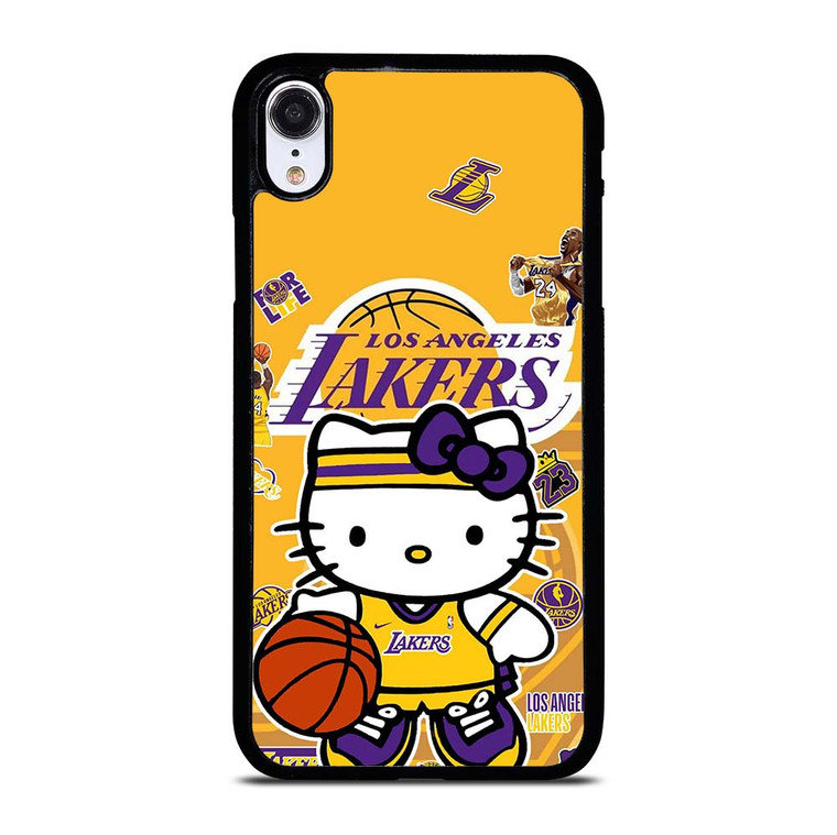 LAKERS HELLO KITTY iPhone XR Case Cover
