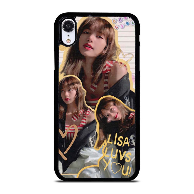 LALISA BLACKPINK CUTE COLLAGE iPhone XR Case Cover