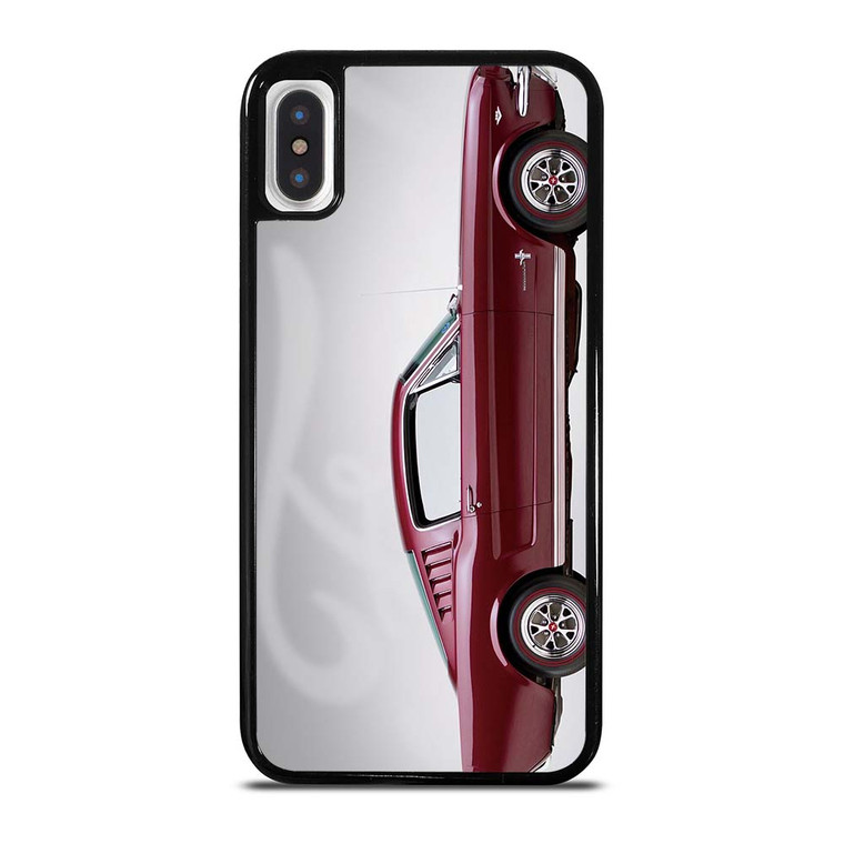 1965 FORD MUSTANG RED CAR iPhone X / XS Case Cover