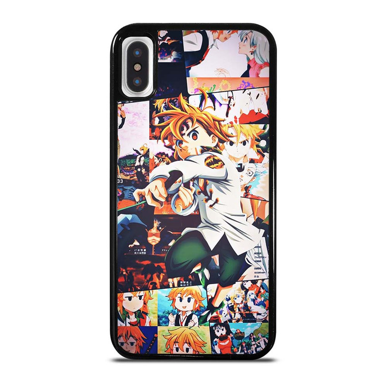 7 DEADLY SINS MELIODAS COLLAGE iPhone X / XS Case Cover
