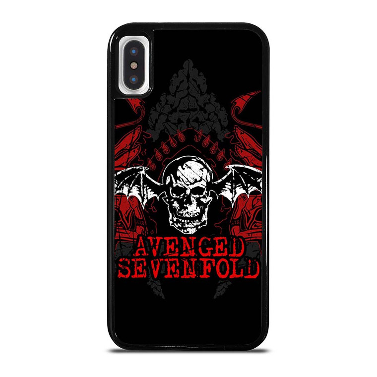 A7X AVENGED SEVENFOLD ROCK BAND iPhone X / XS Case Cover