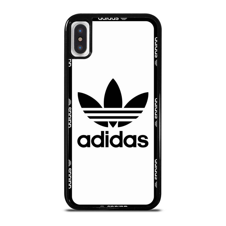 ADIDAS TREFOIL ROUND WHITE iPhone X / XS Case Cover
