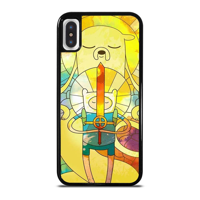 ADVENTURE TIME MY NEIGHBOUR TOTORO GLASS iPhone X / XS Case Cover