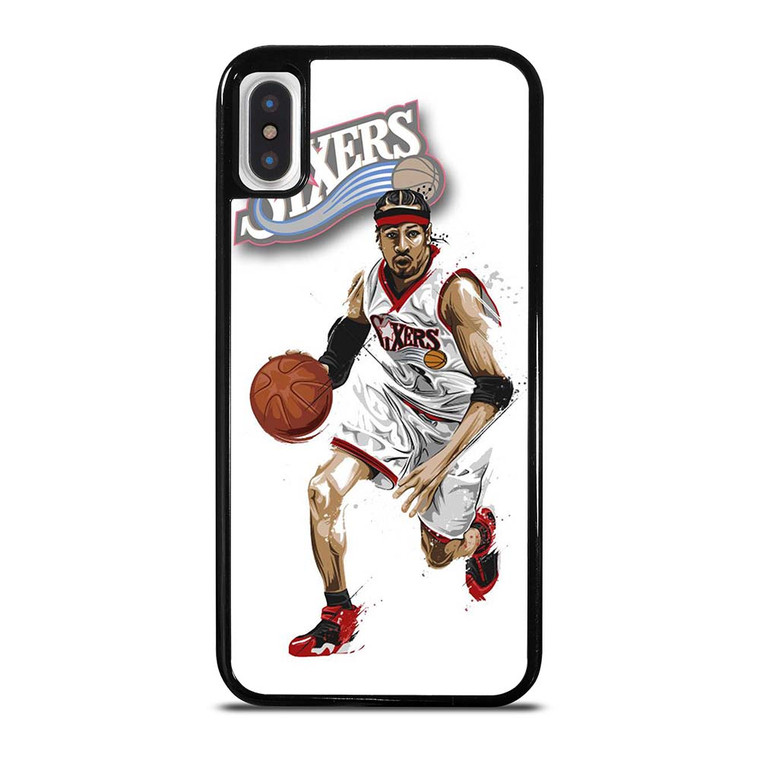 ALLEN IVERSON SIXERS NBA BASKETBALL iPhone X / XS Case Cover