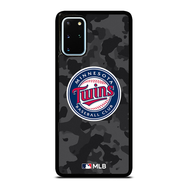 MINNESOTA TWINS BASEBALL BLACK CAMO Samsung Galaxy S20 Plus Case Cover