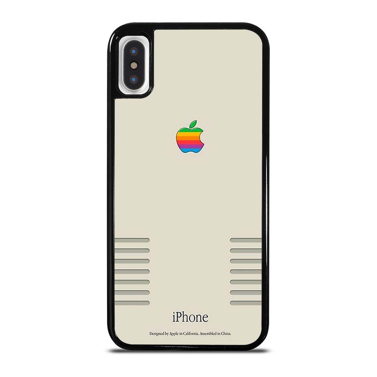 APPLE LOGO RETRO iPhone X / XS Case Cover