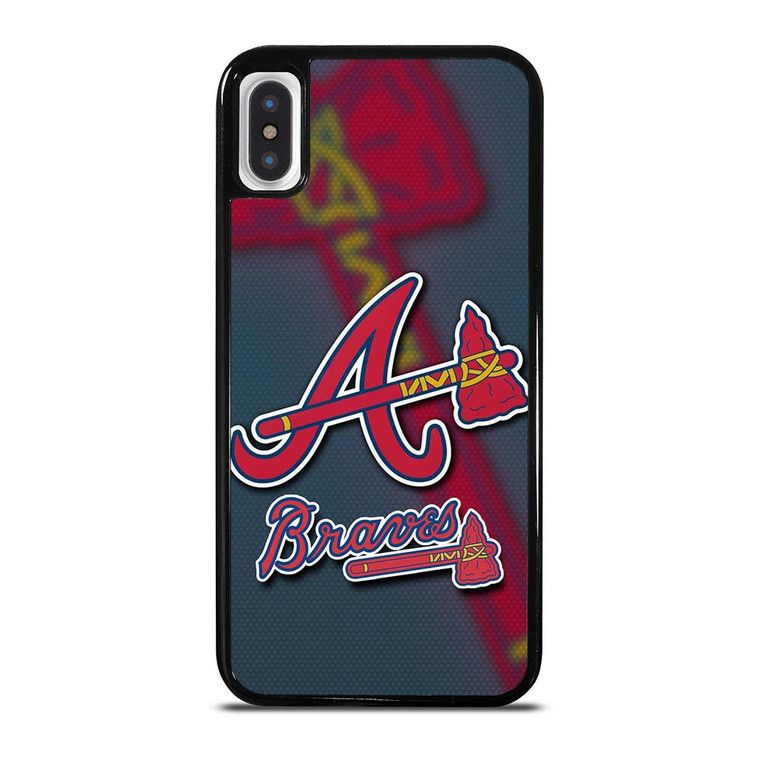 ATLANTA BRAVES SYMBOL iPhone X / XS Case Cover