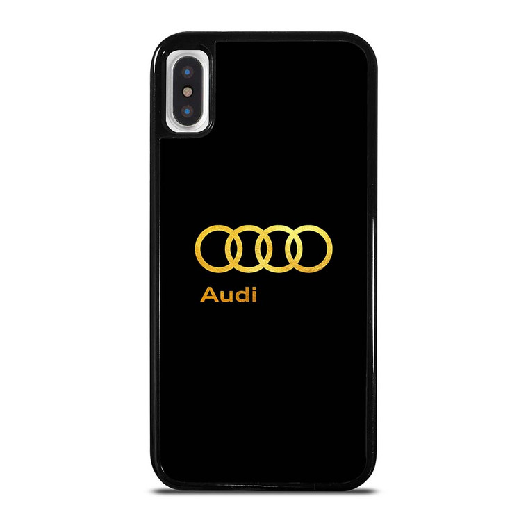 AUDI CAR GOLD LOGO iPhone X / XS Case Cover