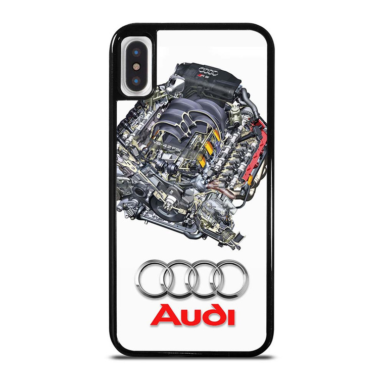 AUDI V8 FSI ENGINE LOGO iPhone X / XS Case Cover