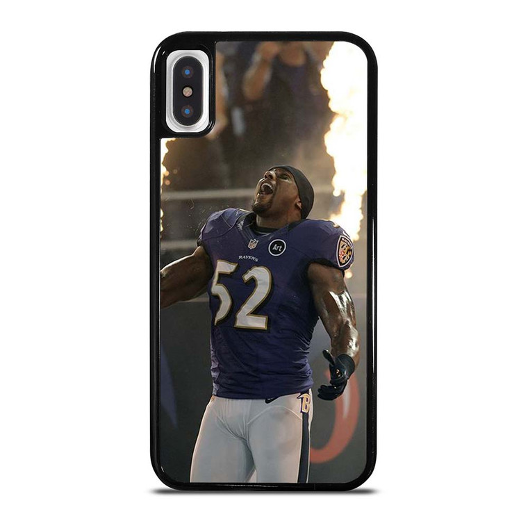 BALTIMORE RAVENS RAY LEWIS NFL iPhone X / XS Case Cover